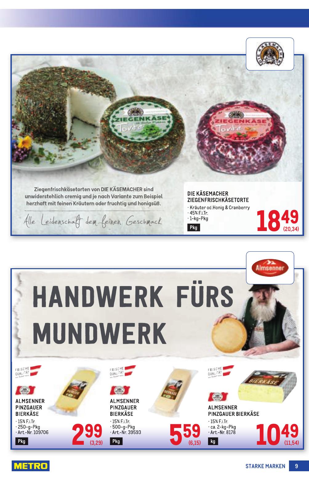 Metro Grosse Marken flyer page