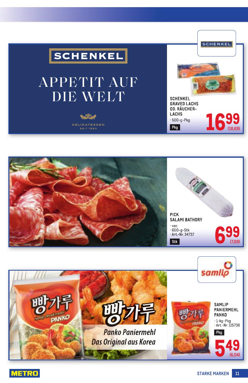 Metro Grosse Marken flyer page