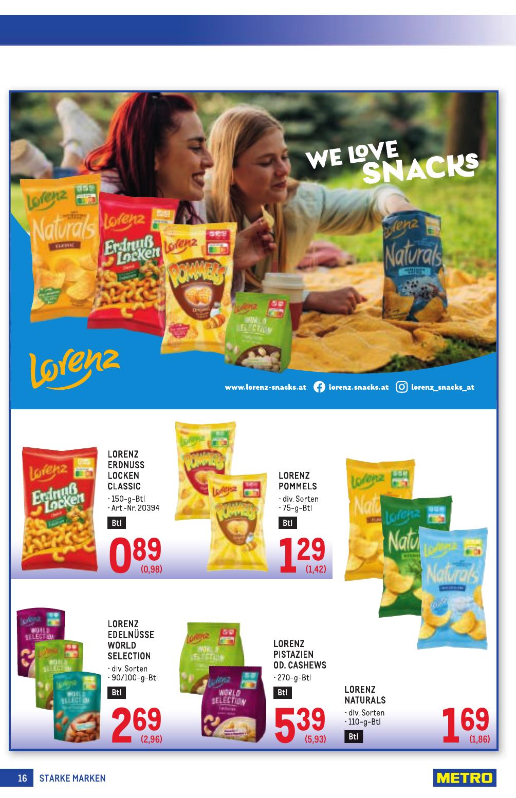 Metro Grosse Marken flyer page