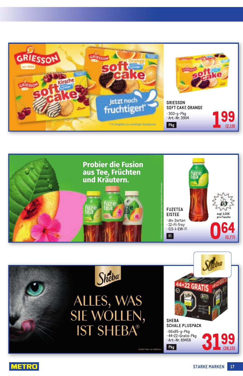 Metro Grosse Marken flyer page