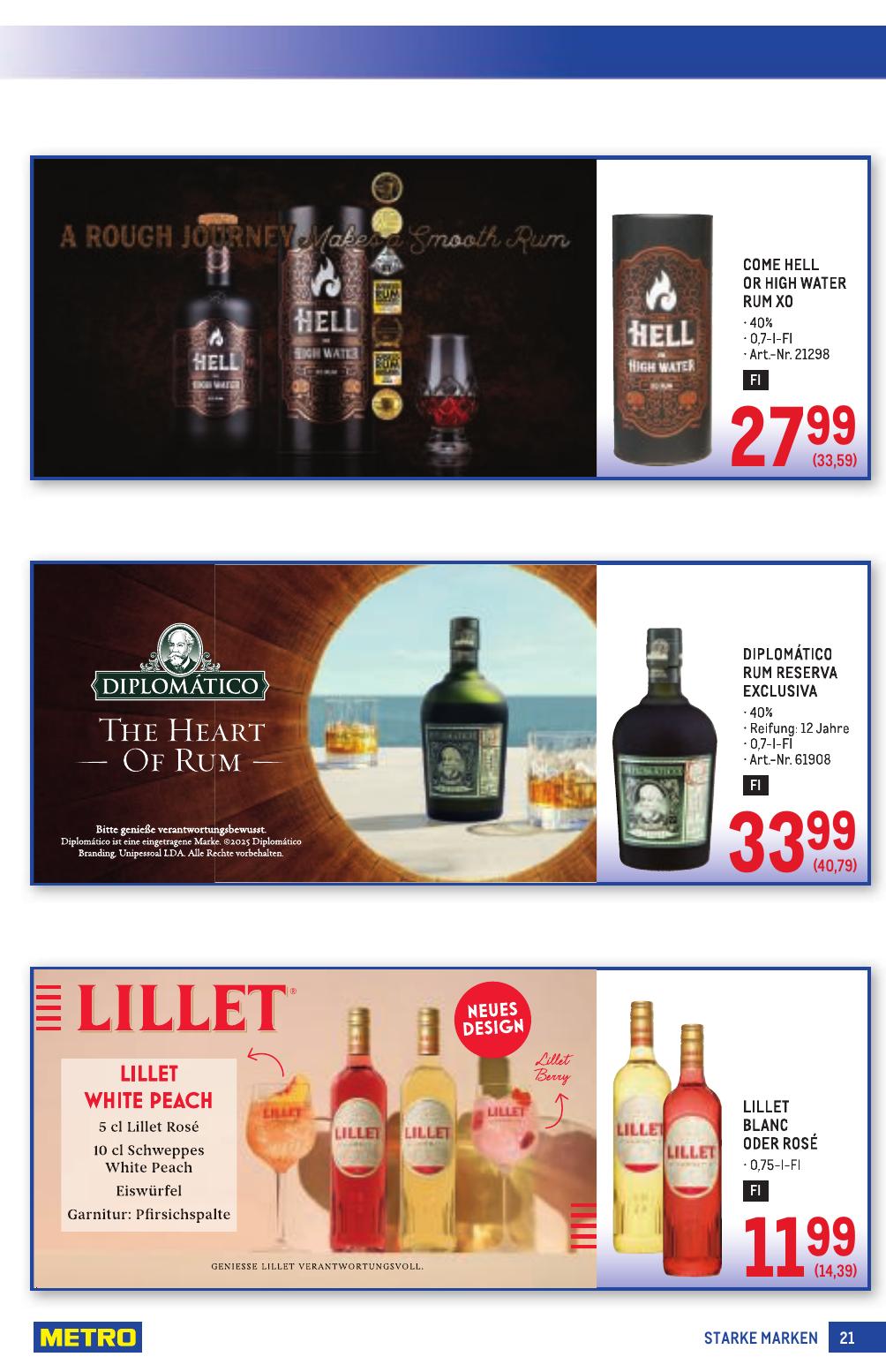 Metro Grosse Marken flyer page