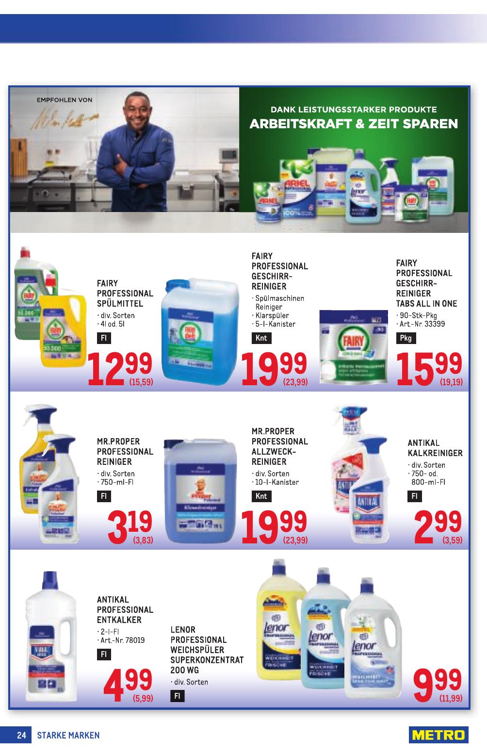 Metro Grosse Marken flyer page