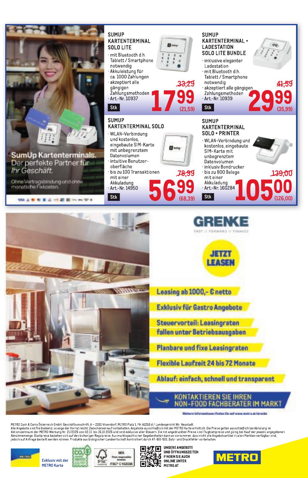 Metro Grosse Marken flyer page