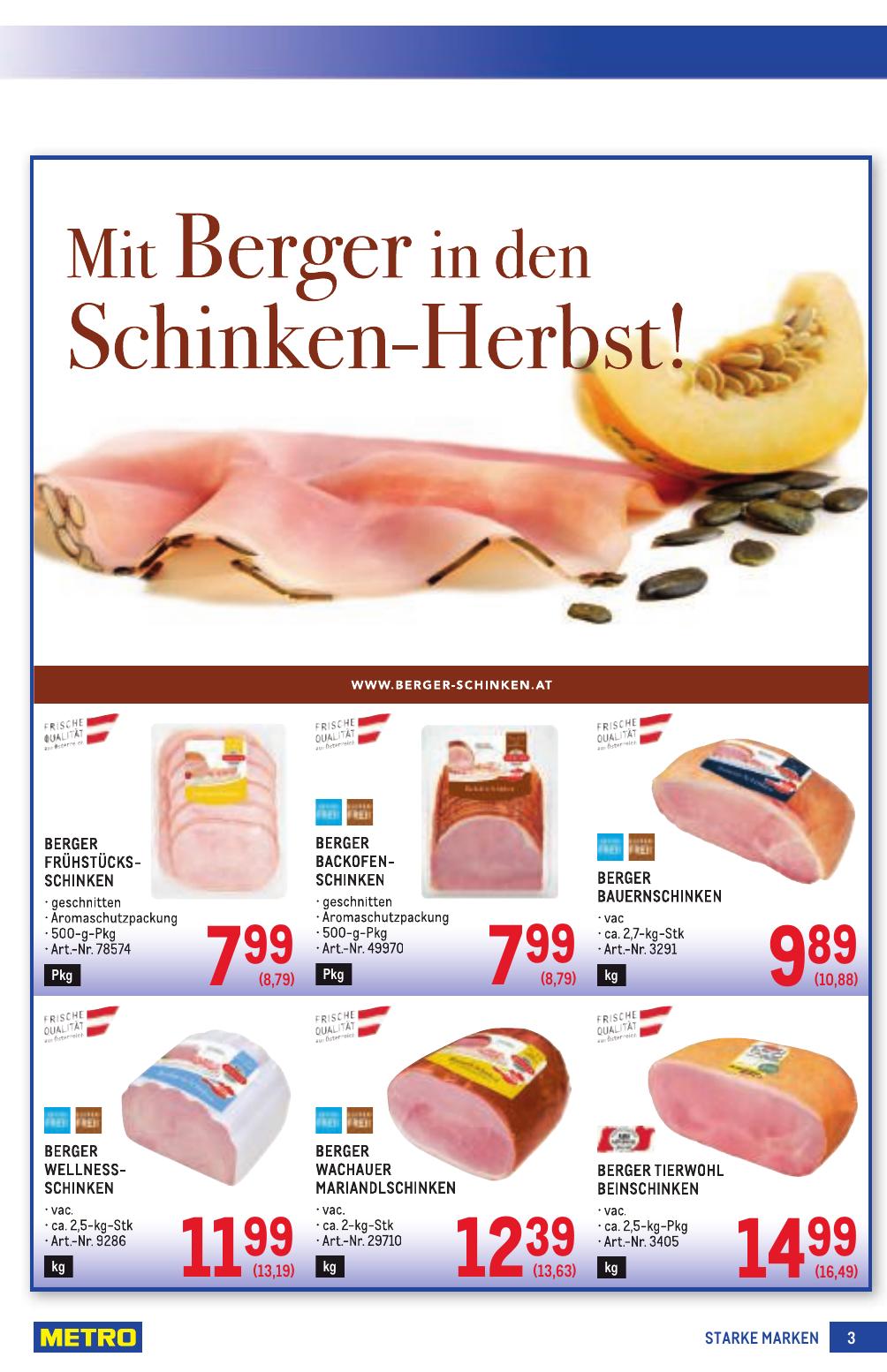 Metro Grosse Marken flyer page