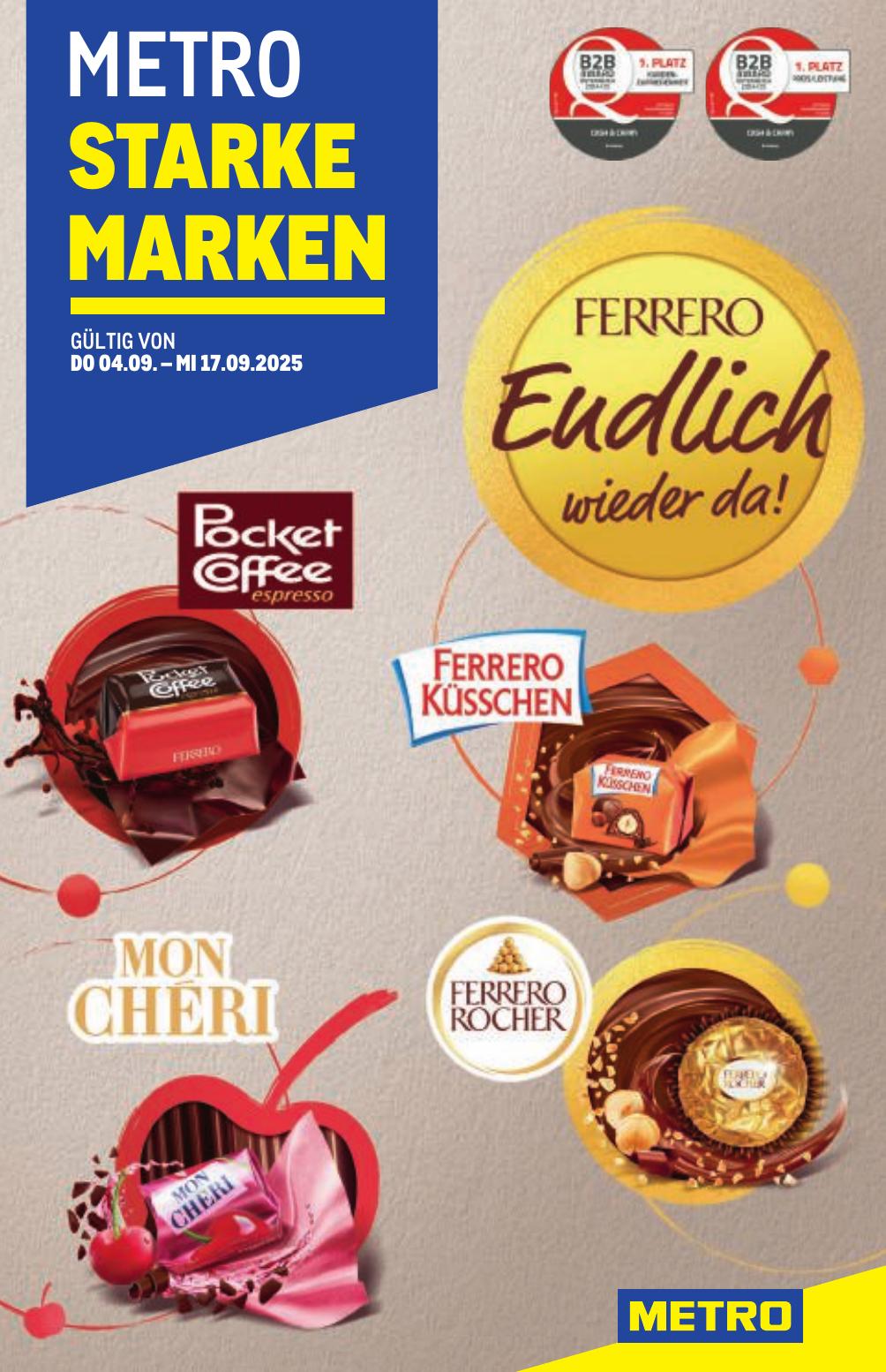 Metro Grosse Marken flyer page
