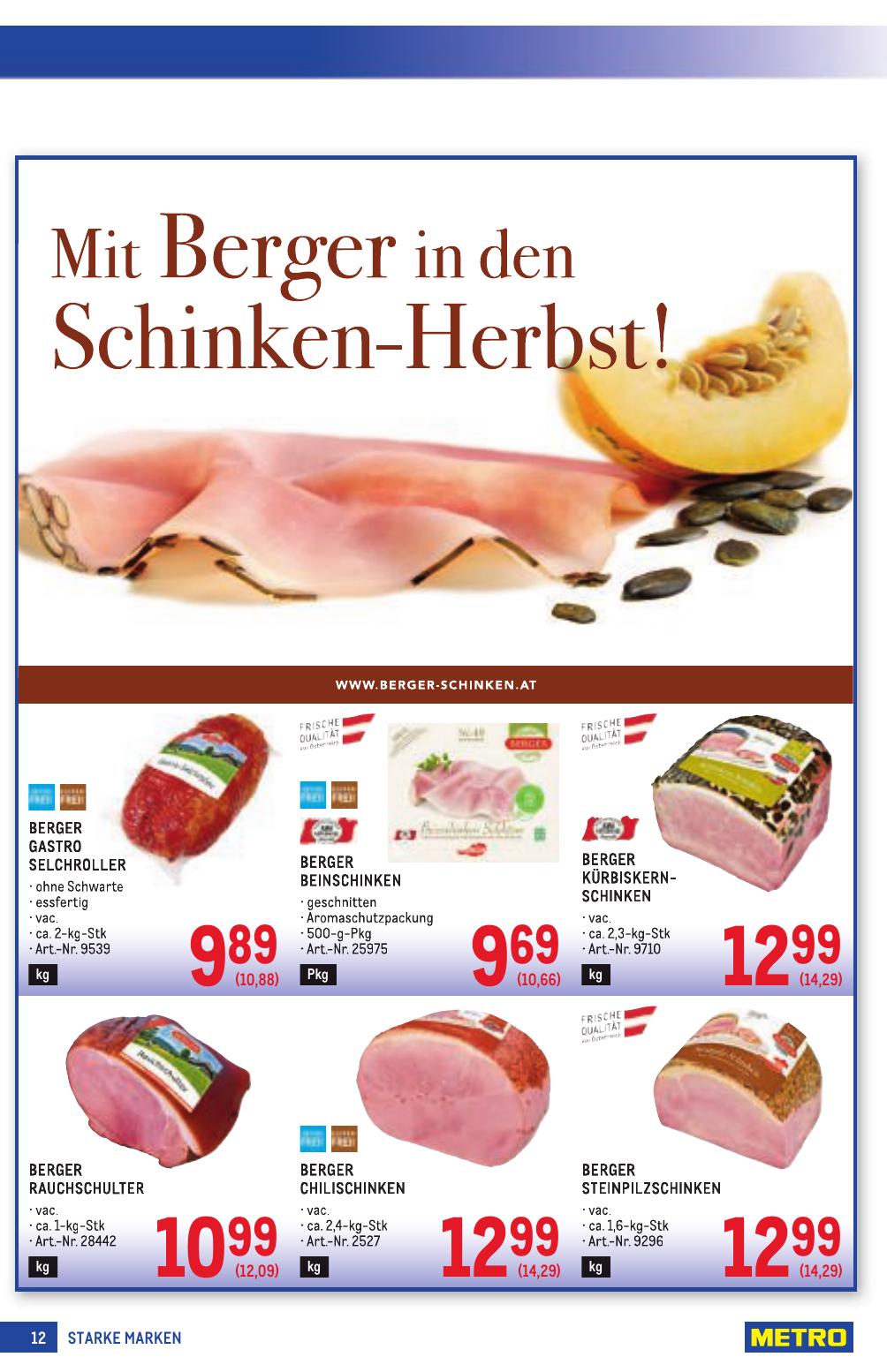 Metro Grosse Marken flyer page