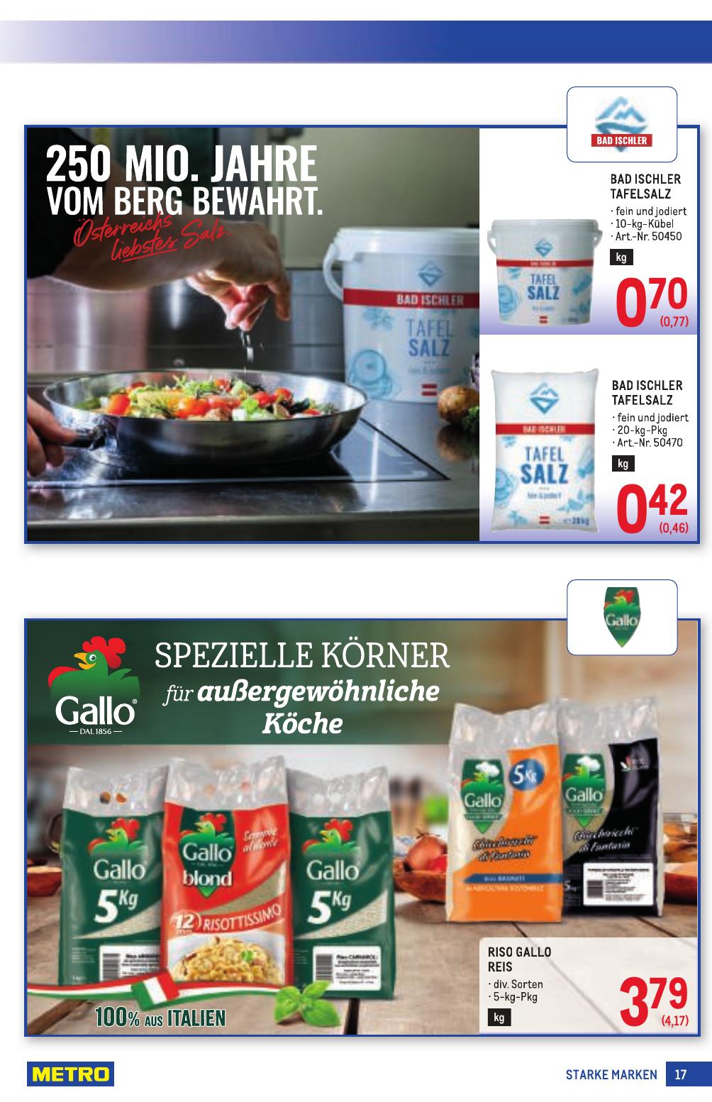 Metro Grosse Marken flyer page