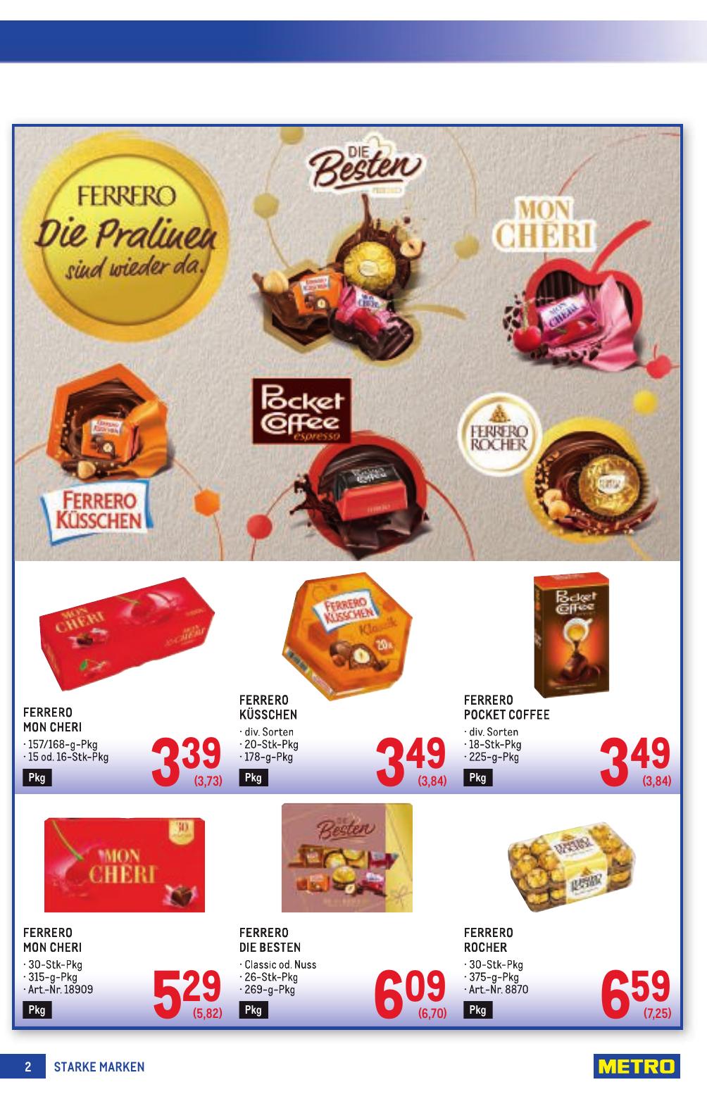 Metro Grosse Marken flyer page