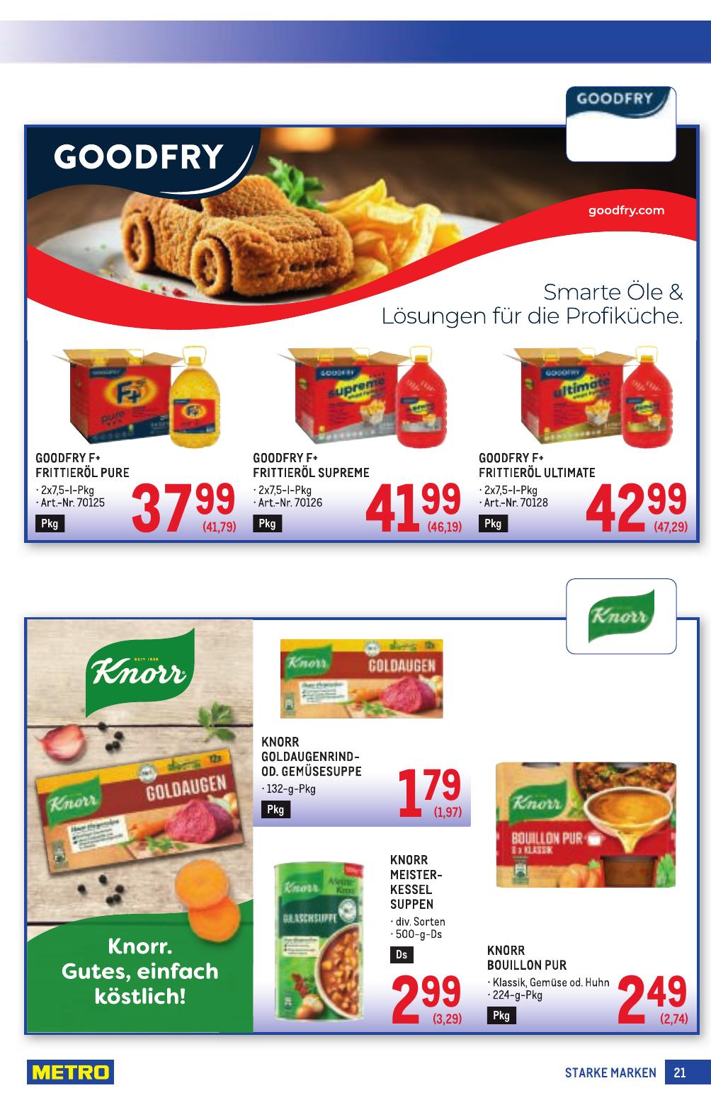 Metro Grosse Marken flyer page