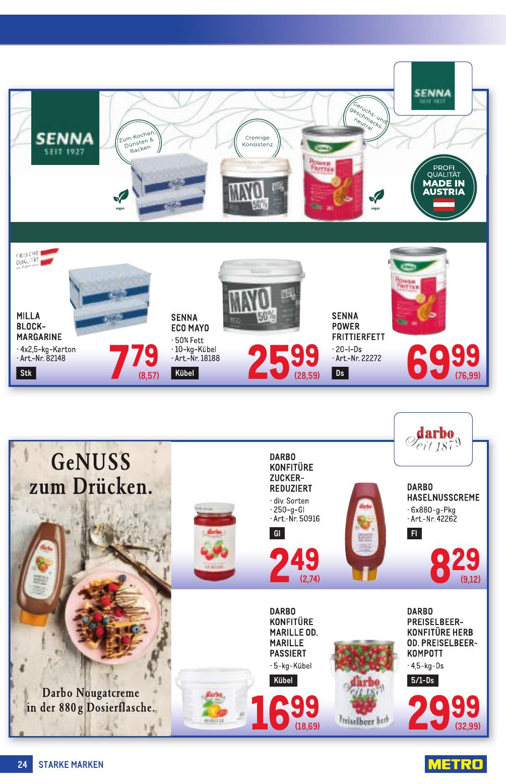 Metro Grosse Marken flyer page