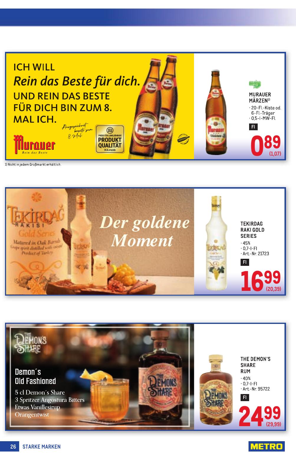 Metro Grosse Marken flyer page