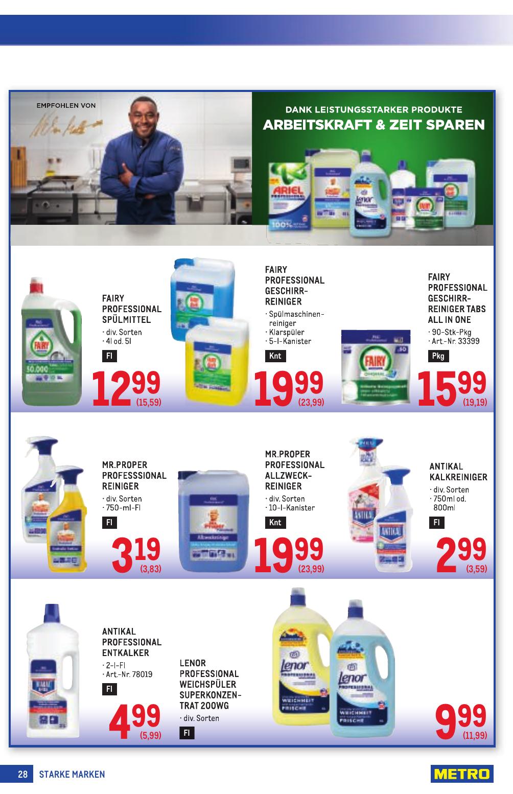 Metro Grosse Marken flyer page