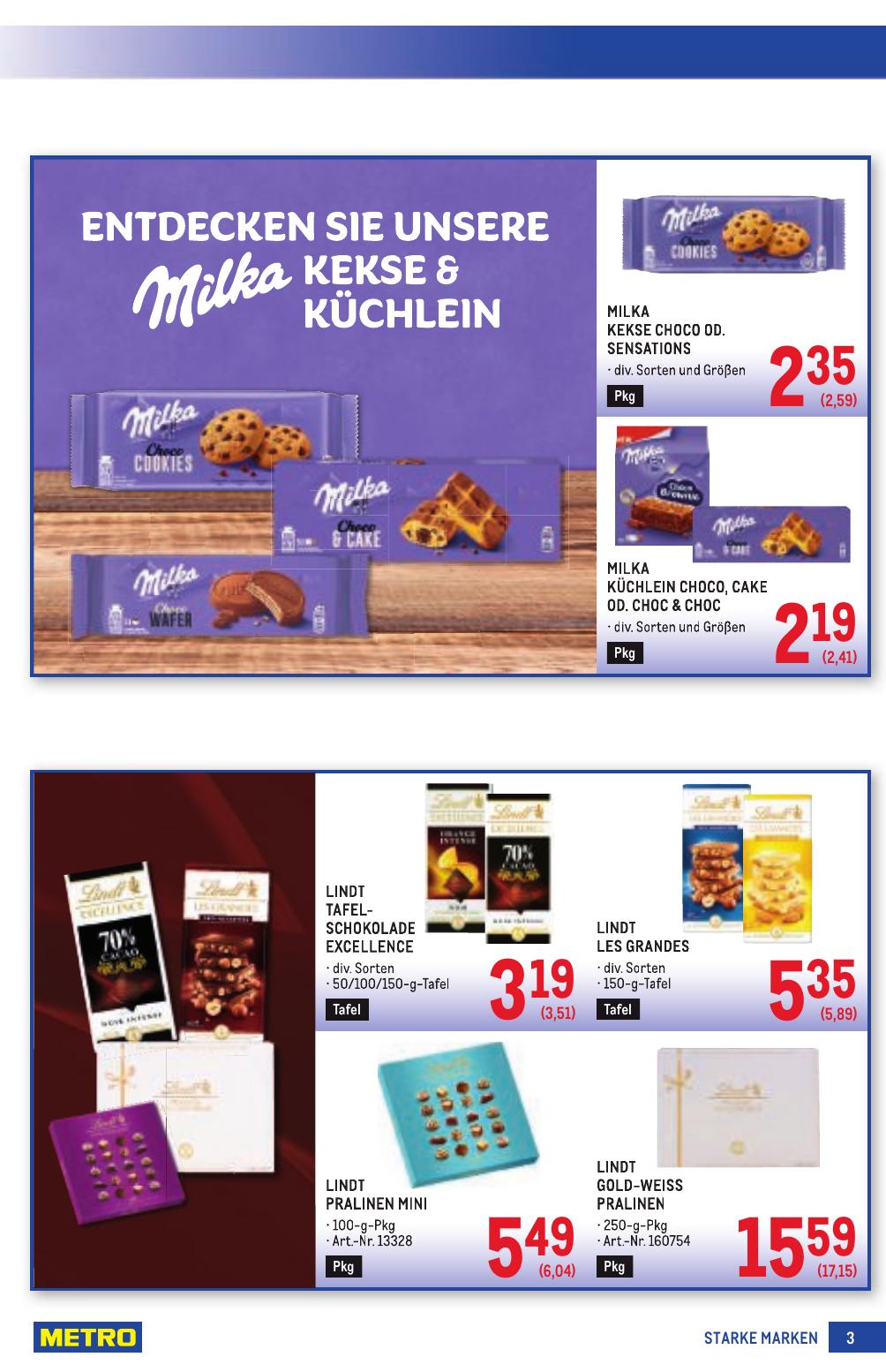Metro Grosse Marken flyer page