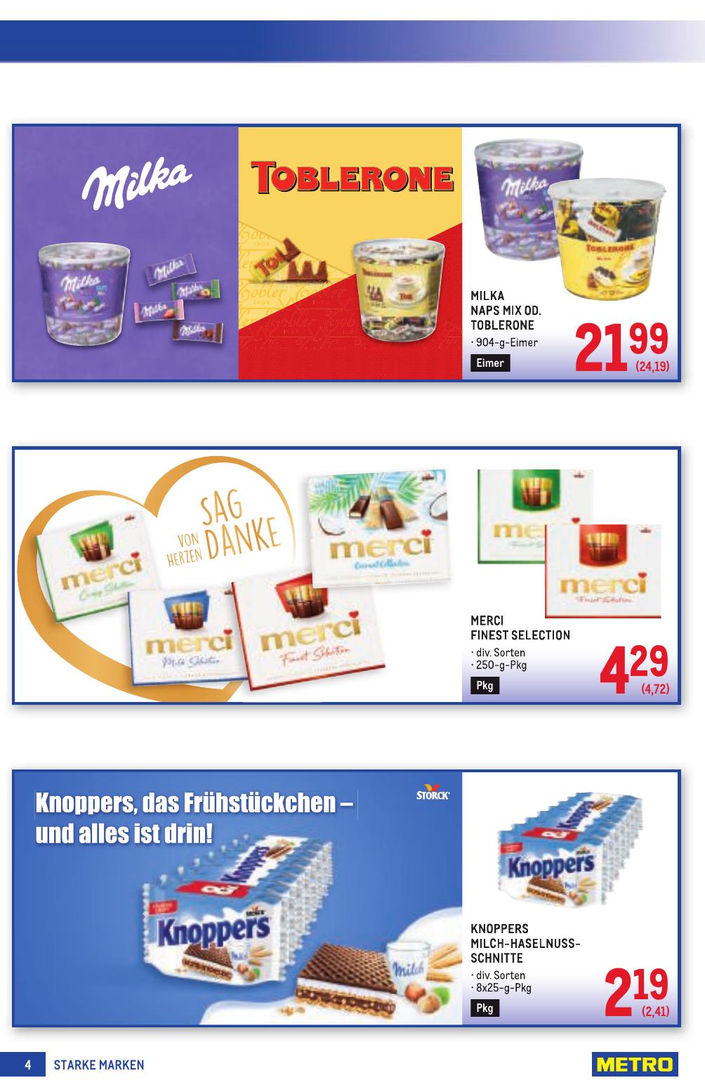 Metro Grosse Marken flyer page