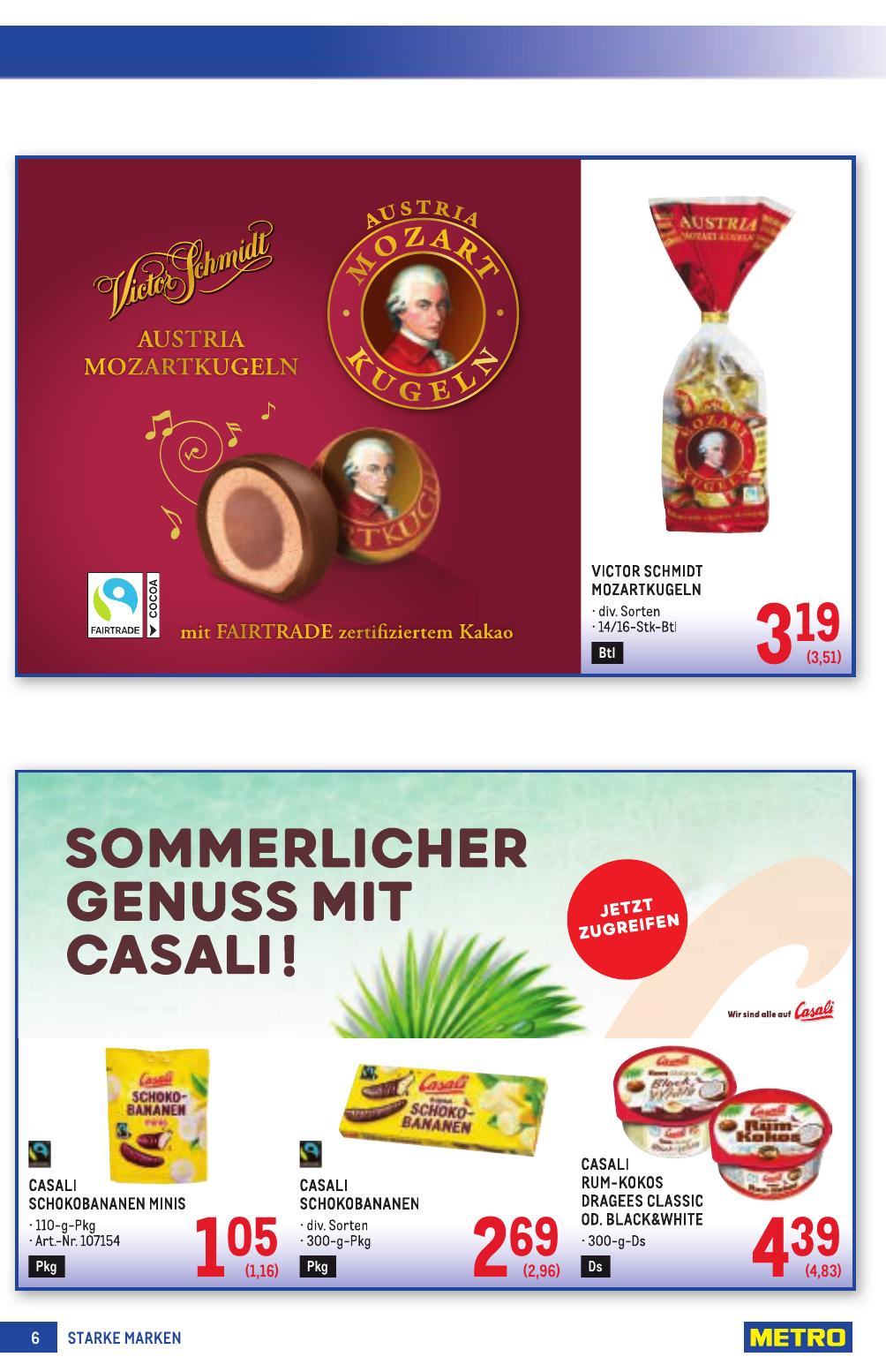 Metro Grosse Marken flyer page