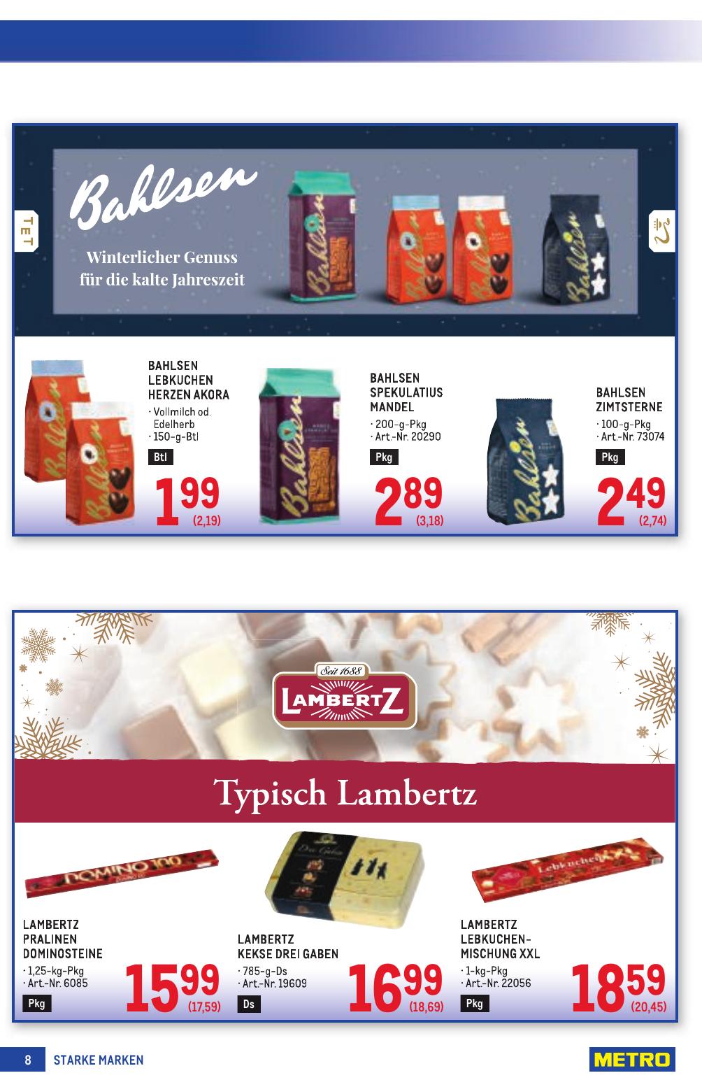 Metro Grosse Marken flyer page
