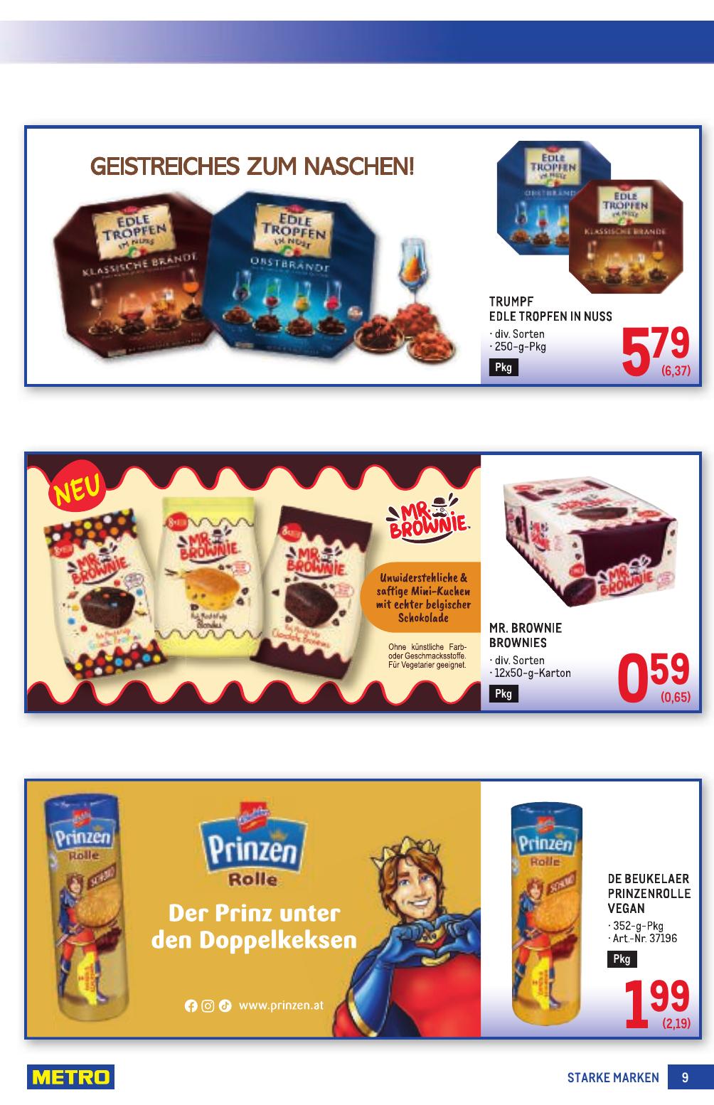 Metro Grosse Marken flyer page