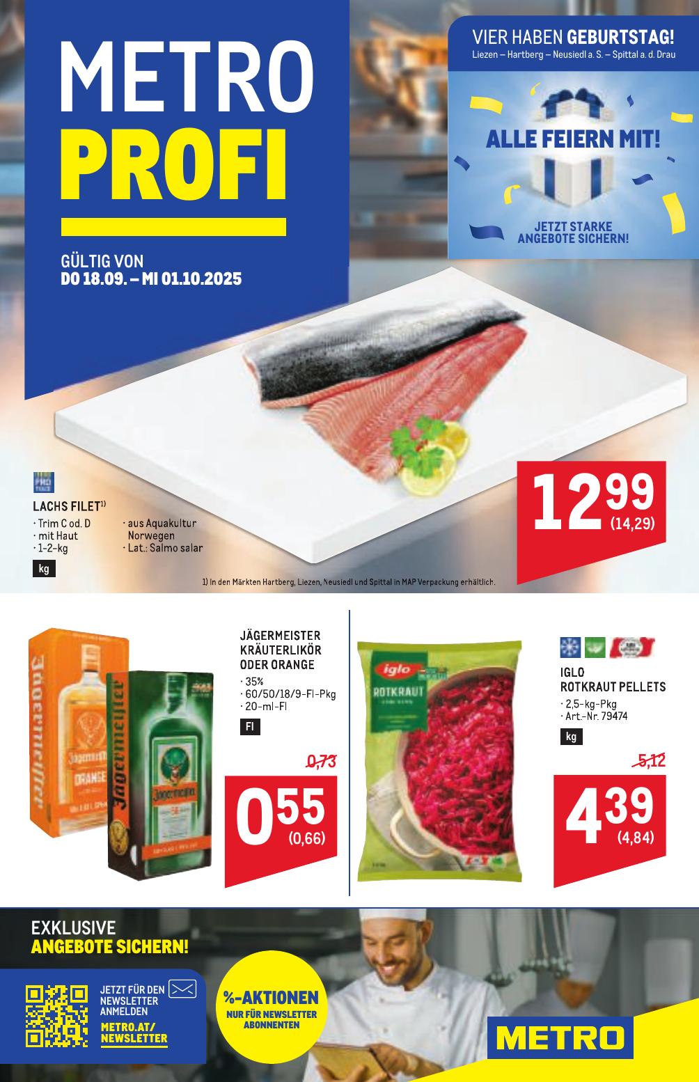 Metro Profi flyer page