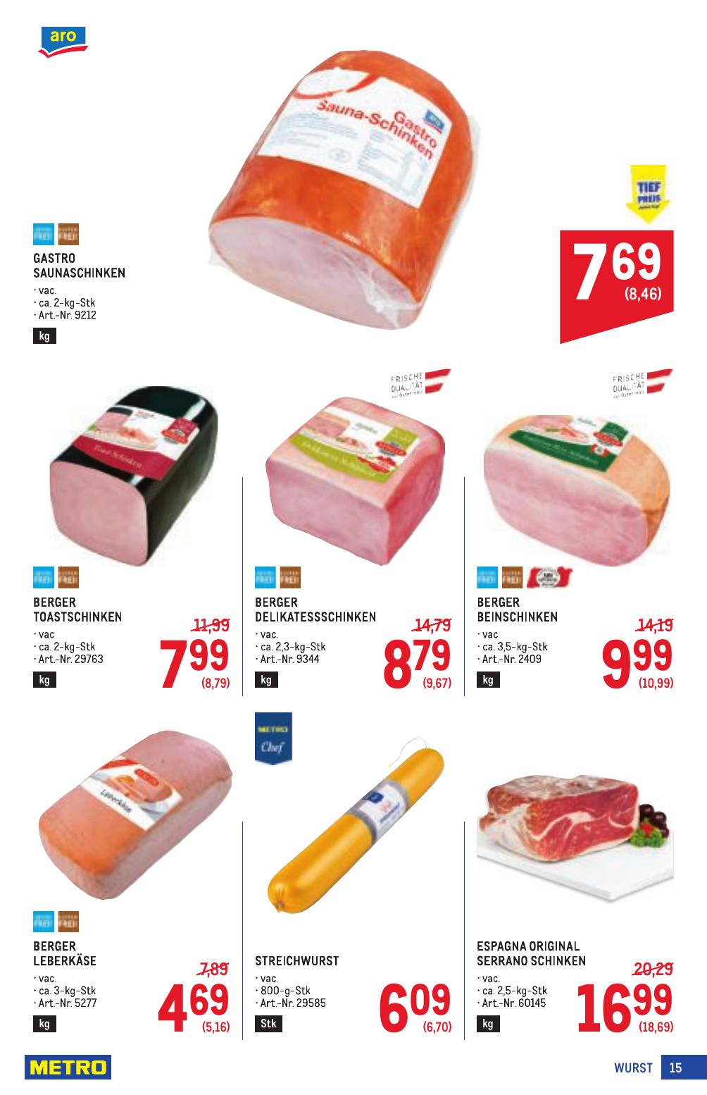 Metro Profi flyer page