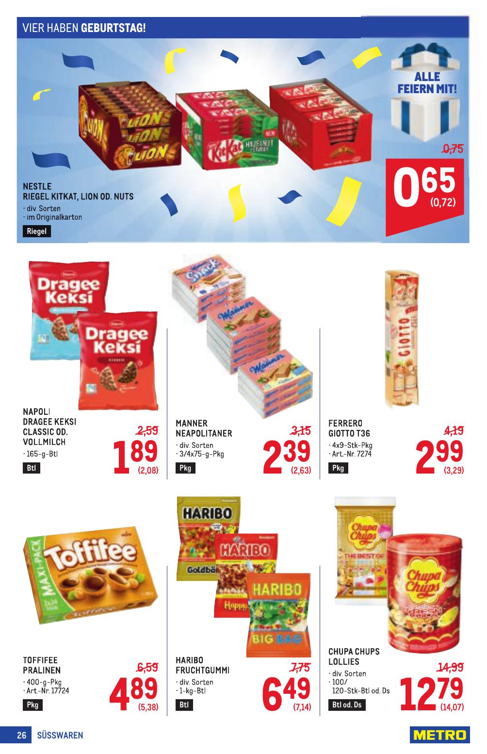 Metro Profi flyer page