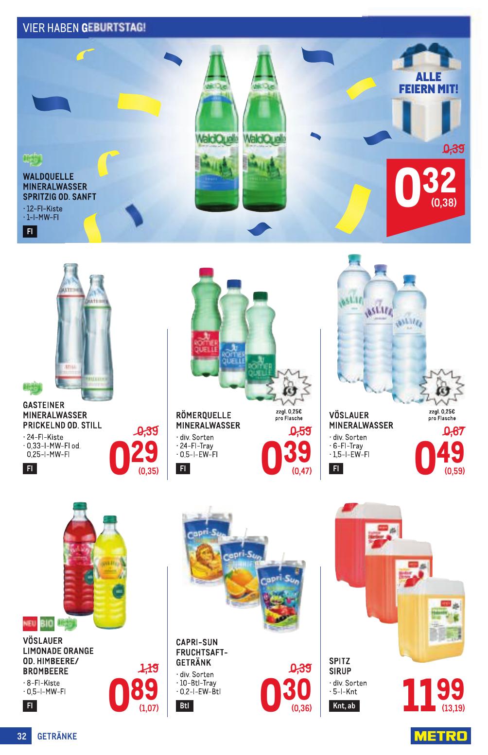 Metro Profi flyer page