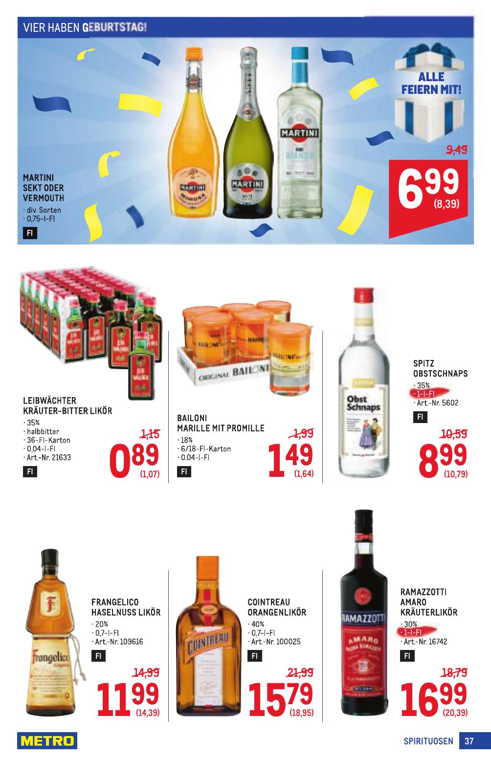 Metro Profi flyer page