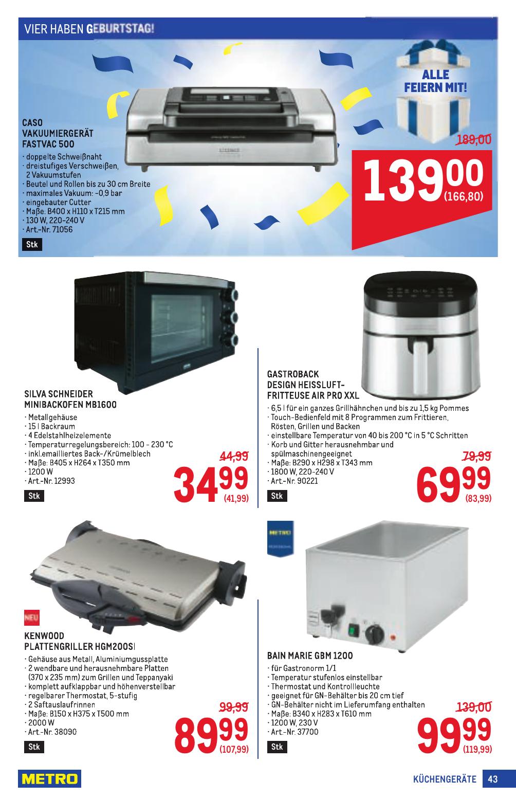 Metro Profi flyer page