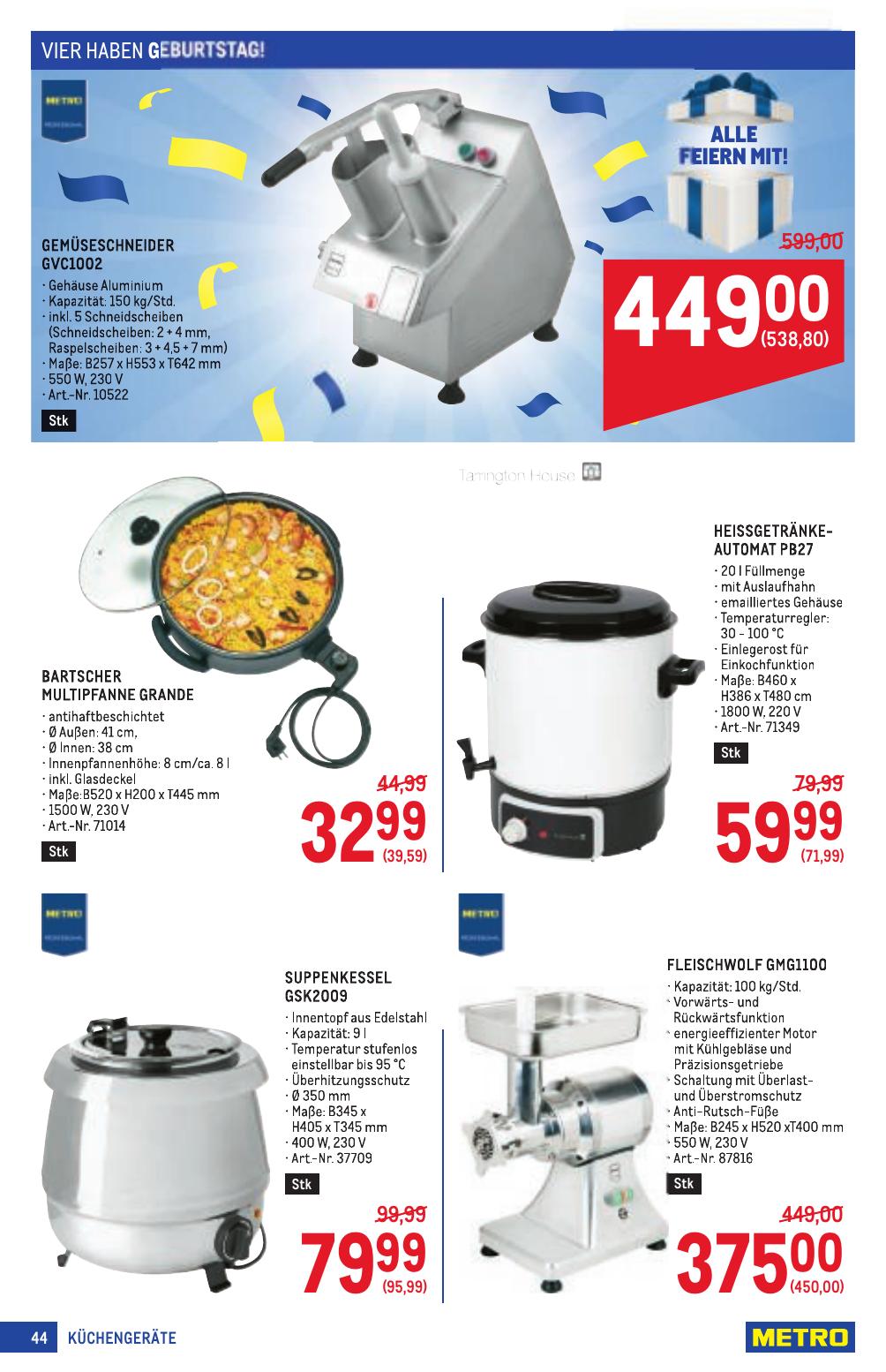 Metro Profi flyer page