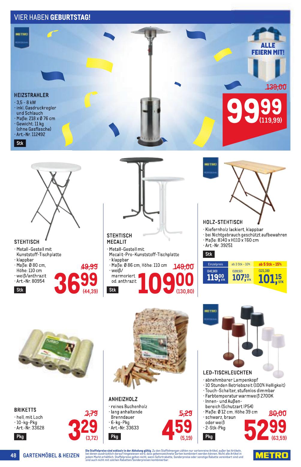 Metro Profi flyer page