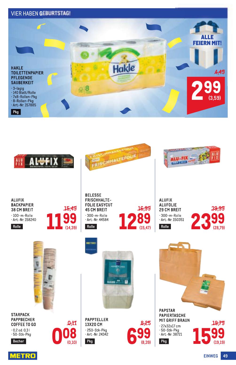 Metro Profi flyer page