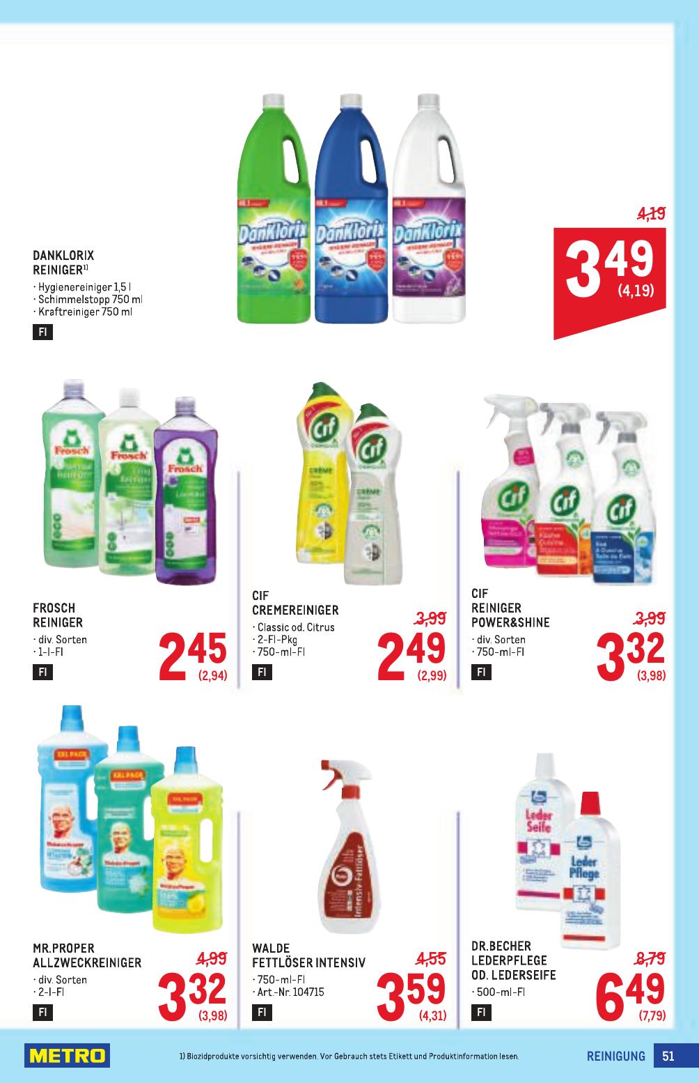 Metro Profi flyer page