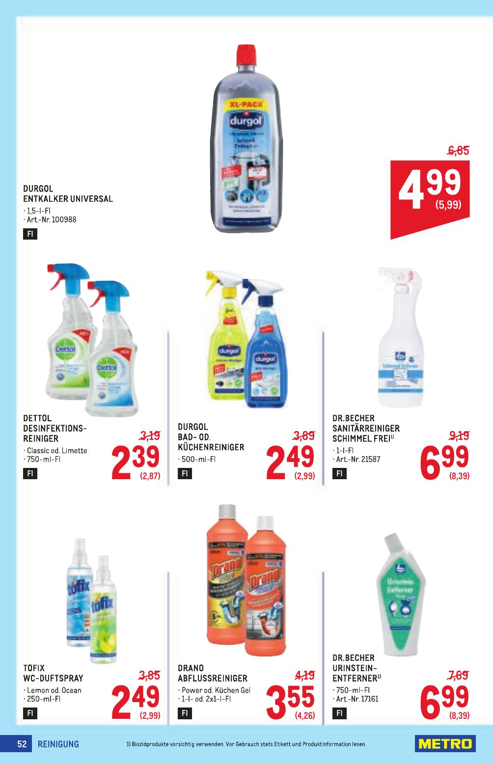 Metro Profi flyer page