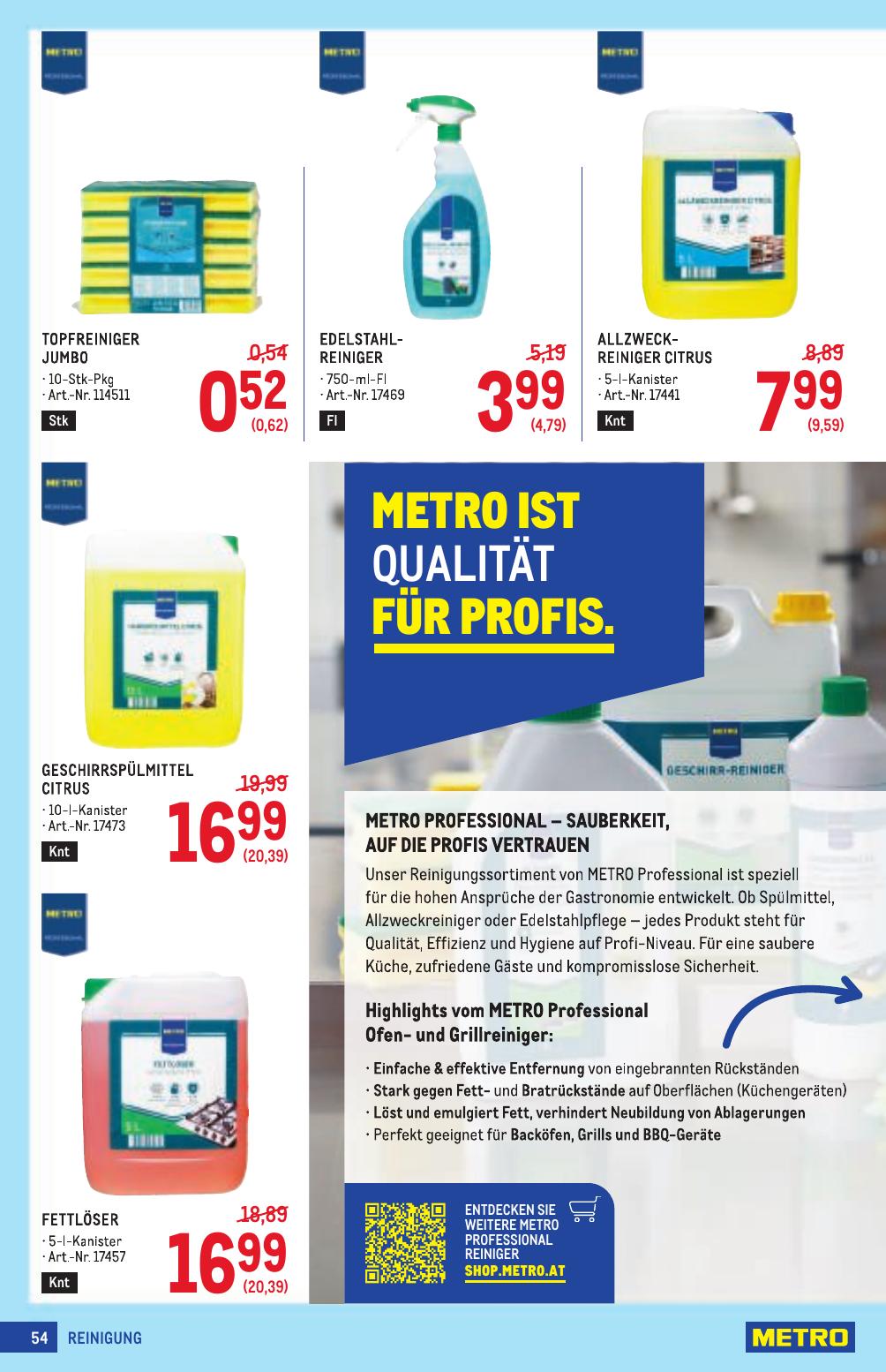 Metro Profi flyer page