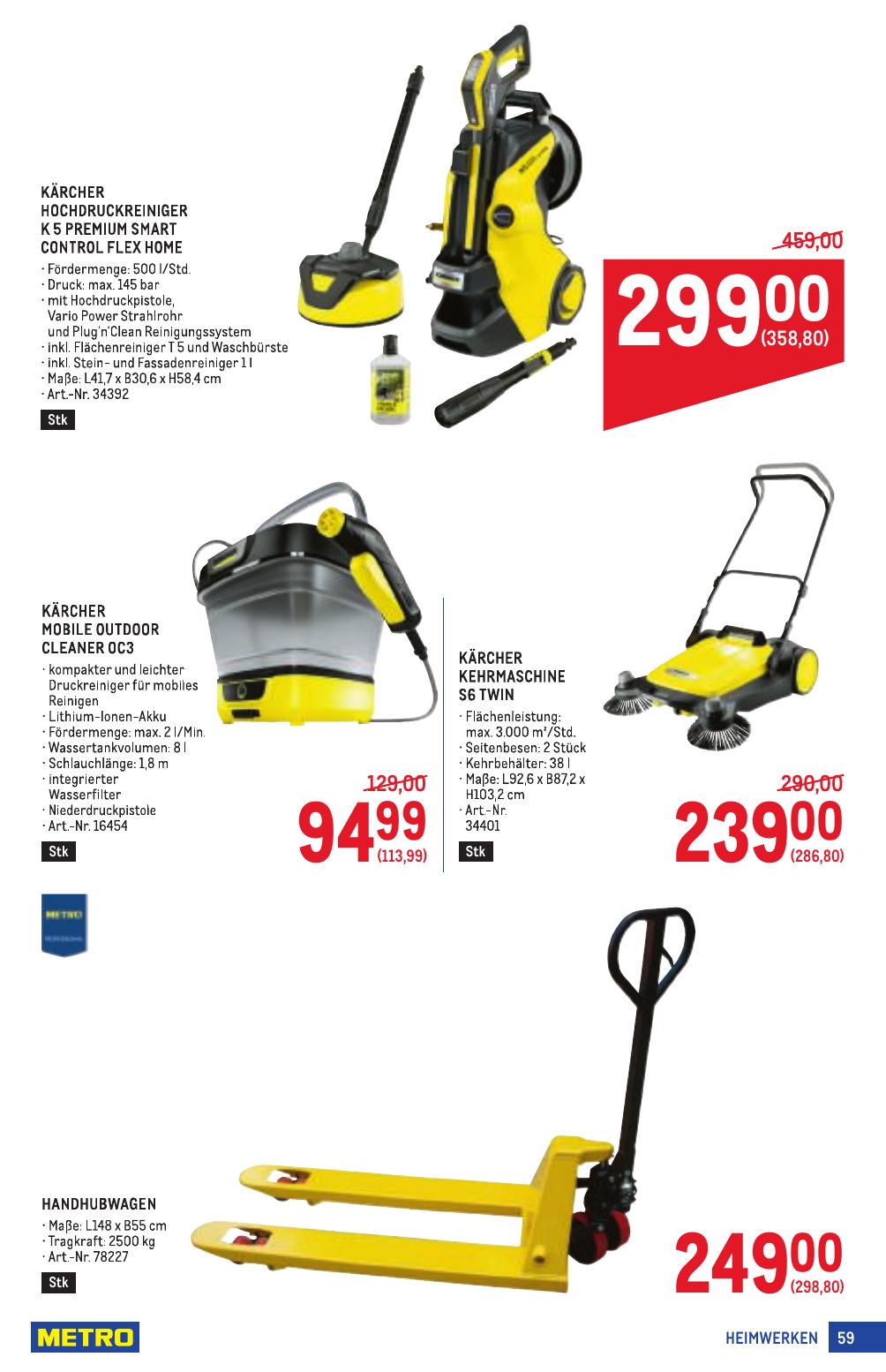 Metro Profi flyer page