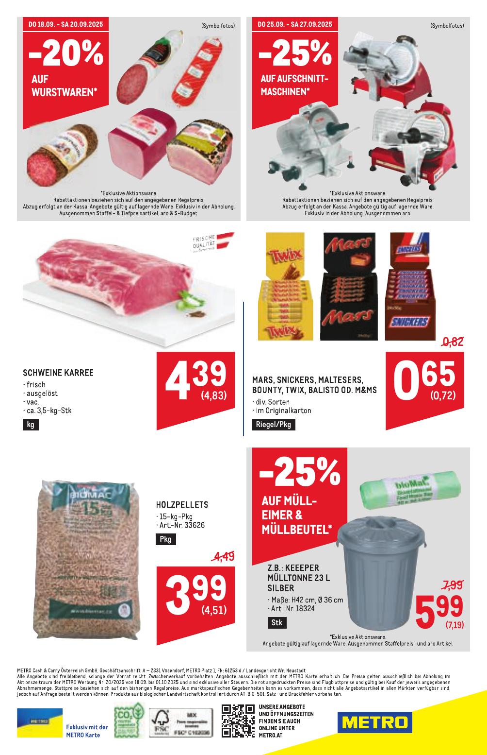 Metro Profi flyer page