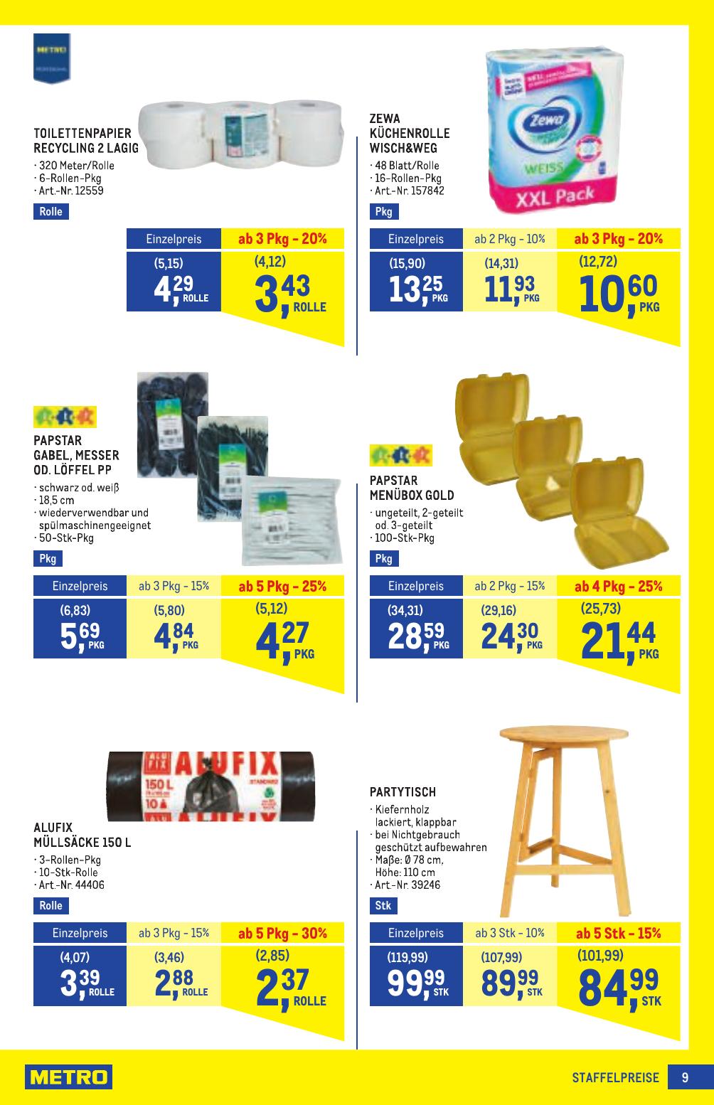 Metro Profi flyer page