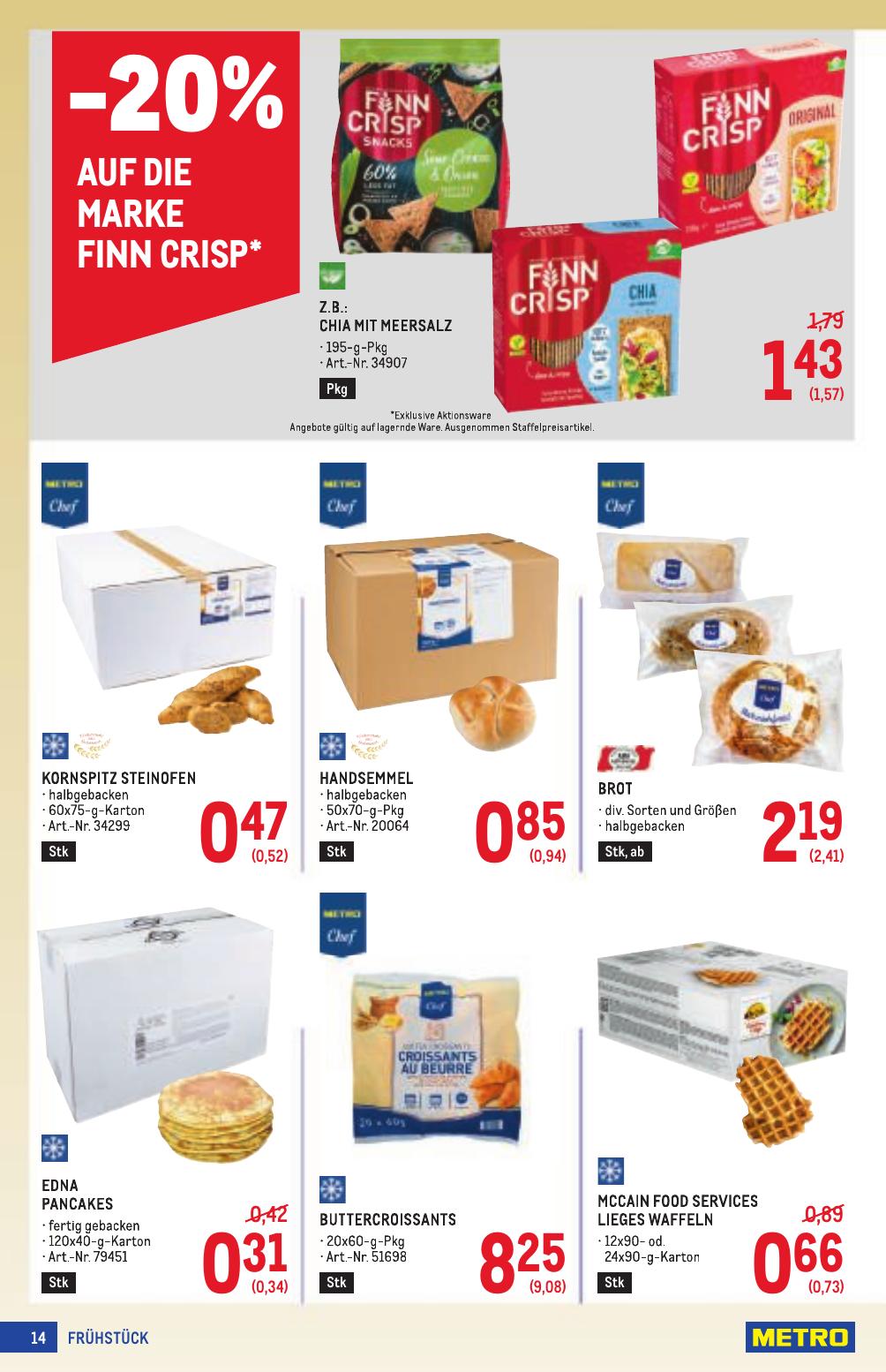 Metro Profi flyer page