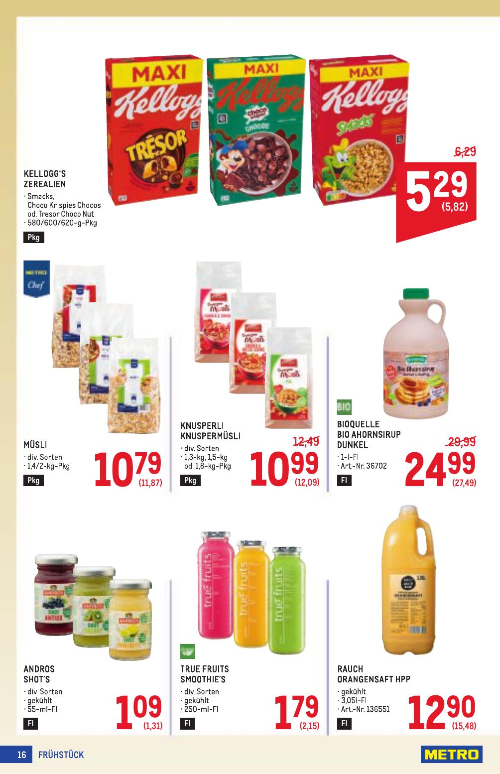 Metro Profi flyer page