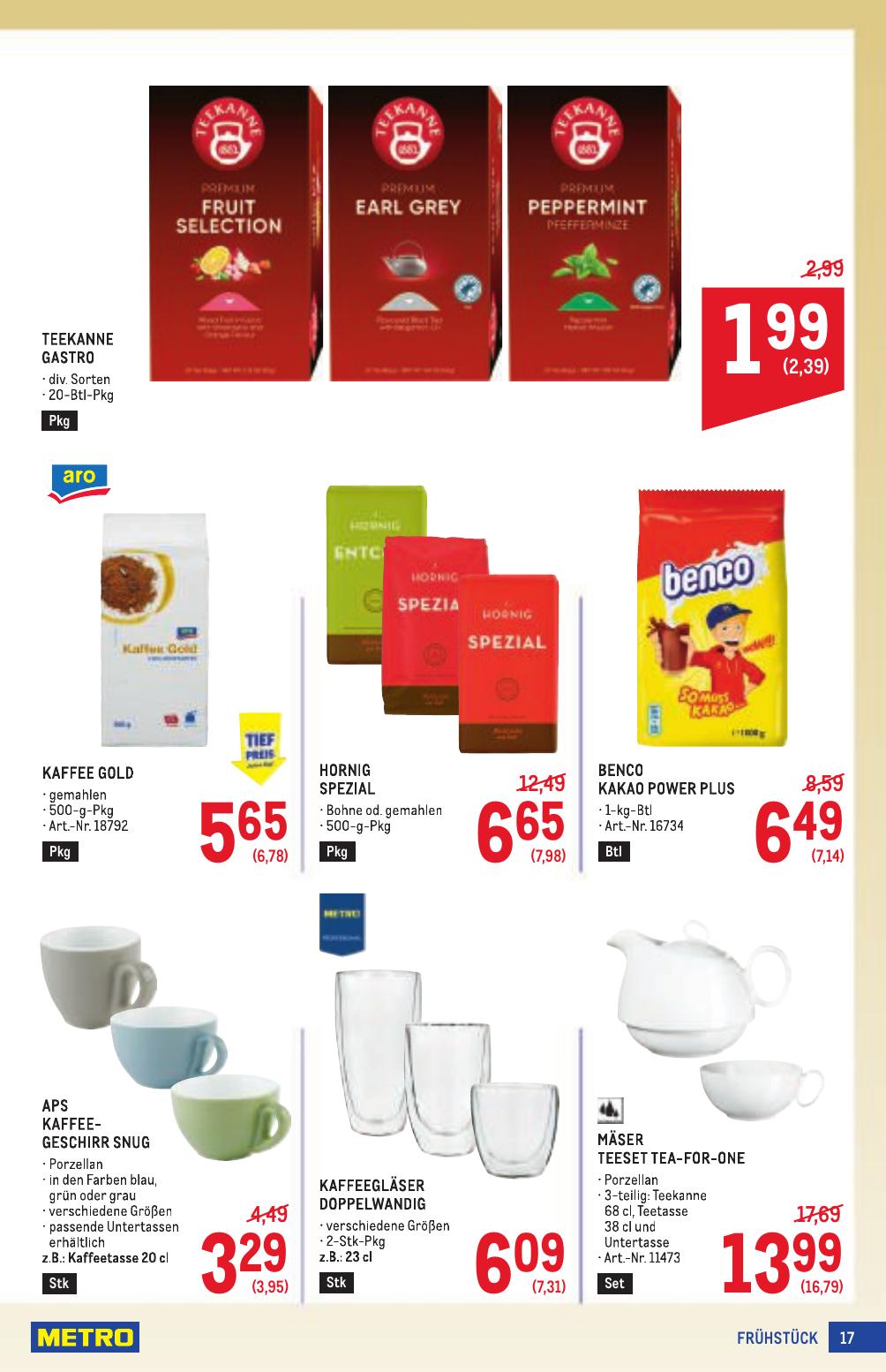 Metro Profi flyer page