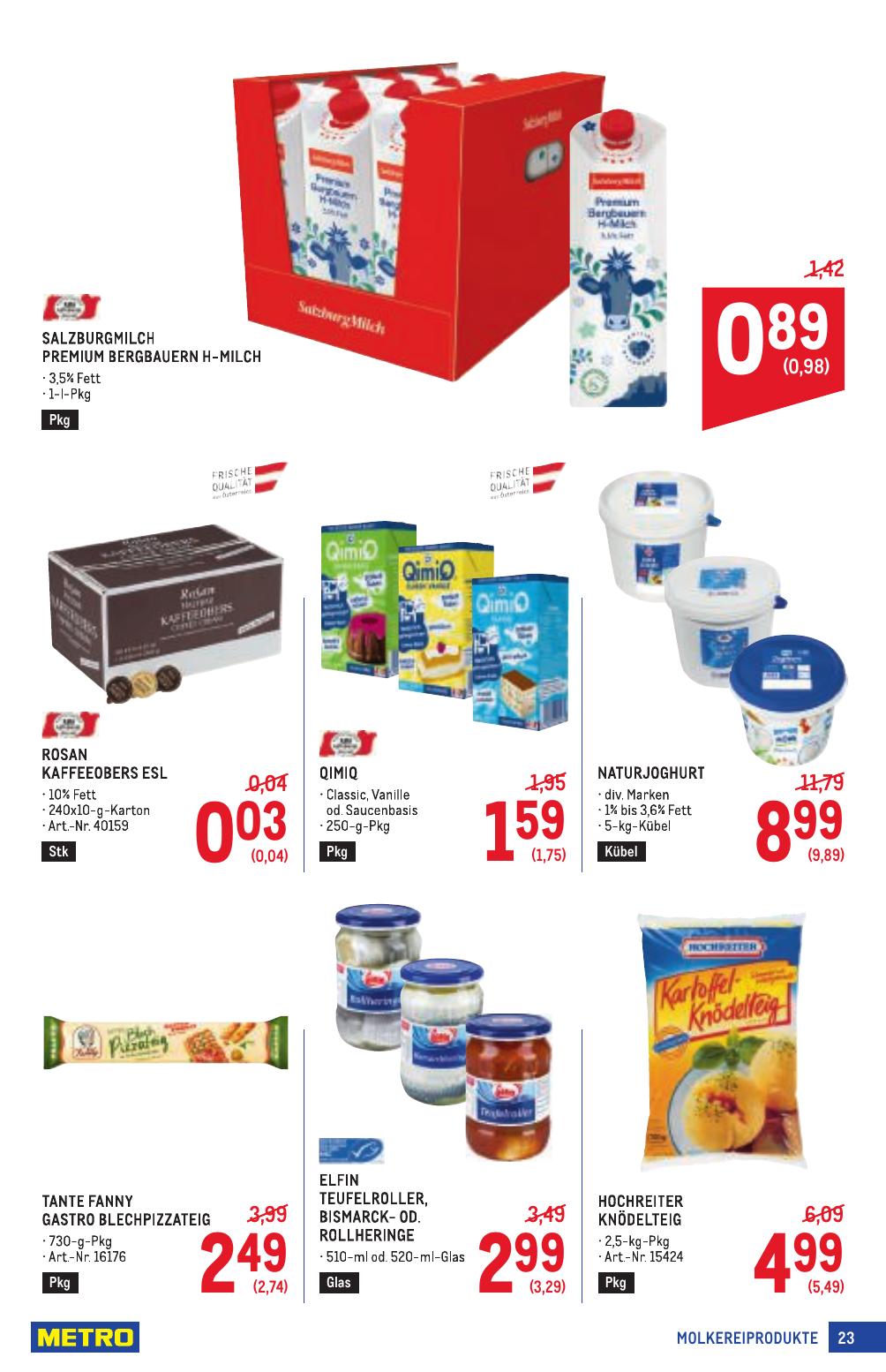 Metro Profi flyer page