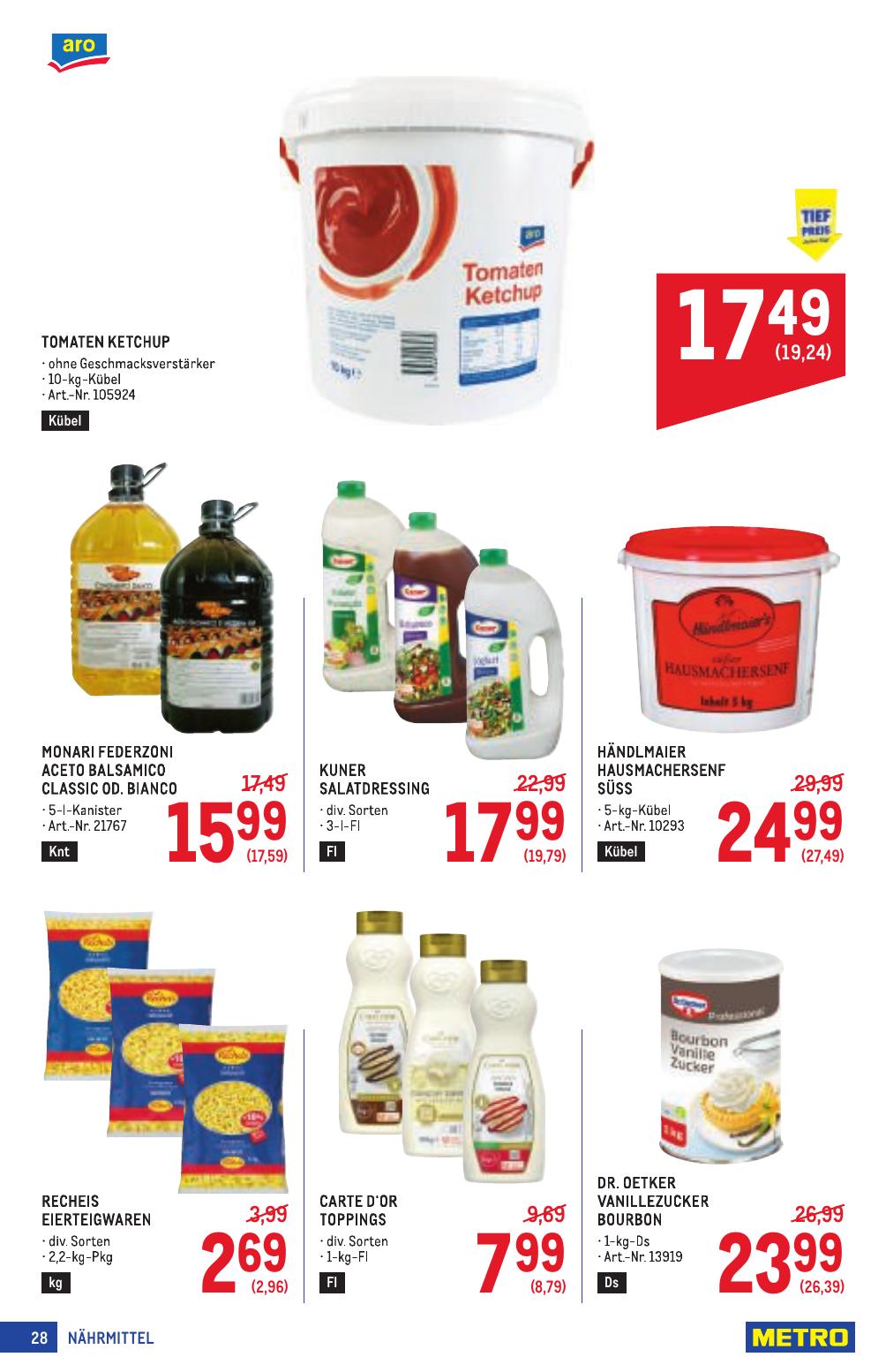 Metro Profi flyer page