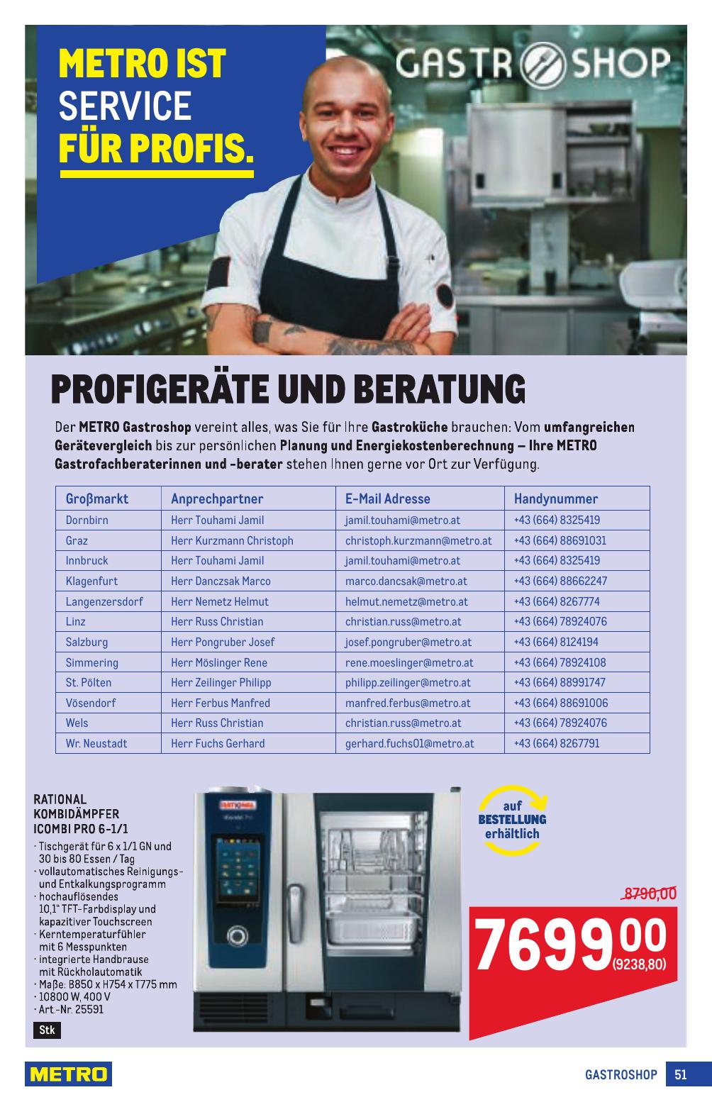 Metro Profi flyer page