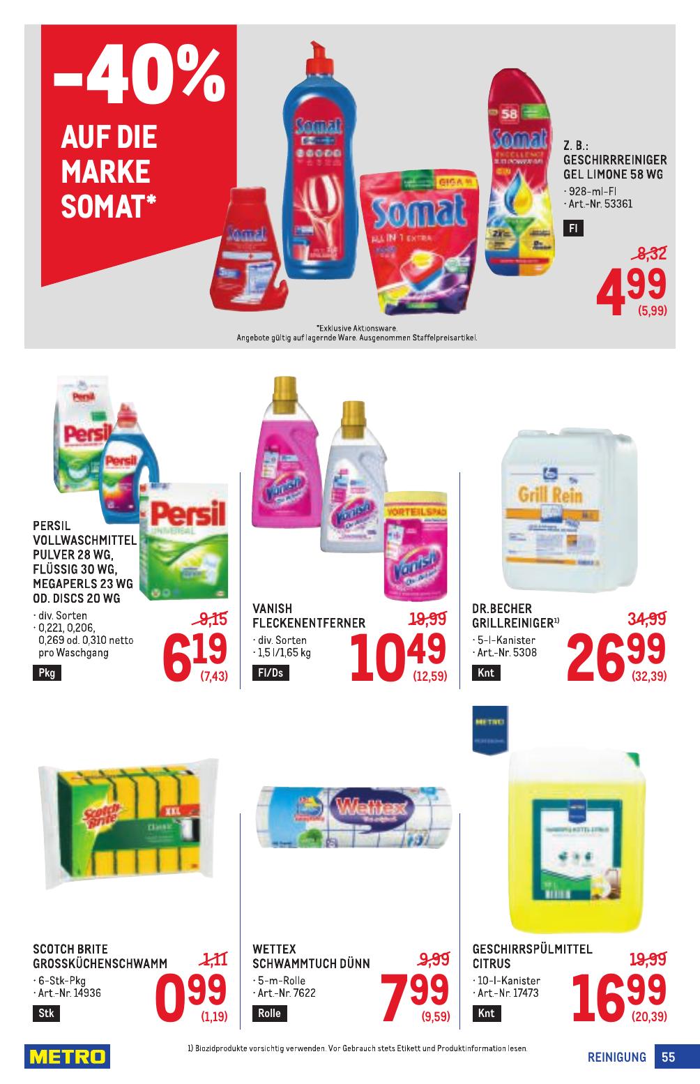 Metro Profi flyer page