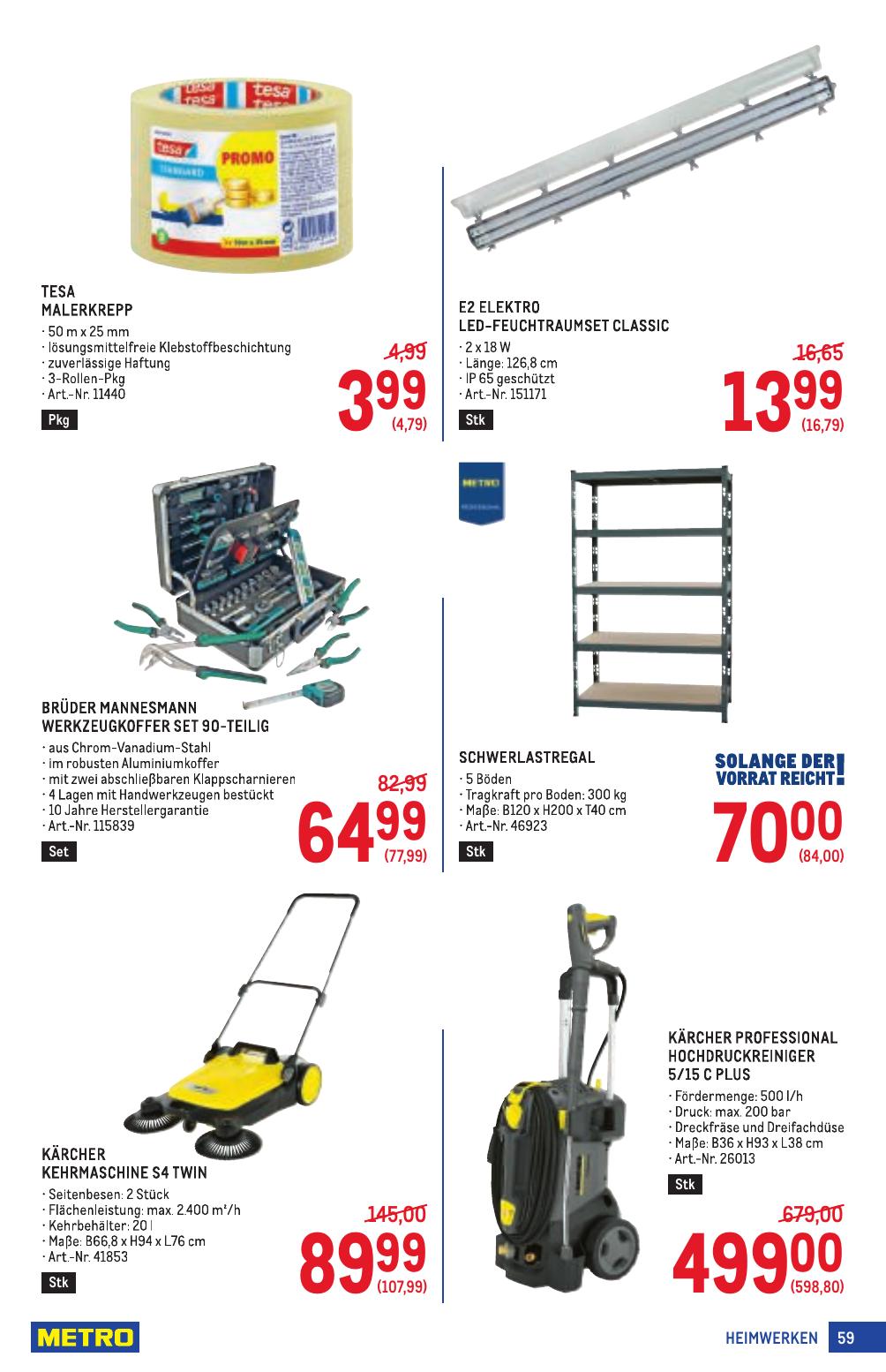 Metro Profi flyer page