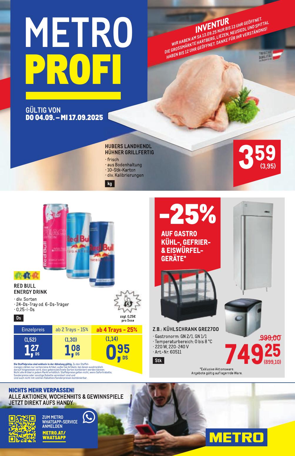 Metro Profi flyer page