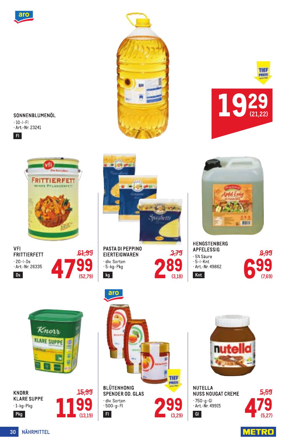 Metro Profi flyer page