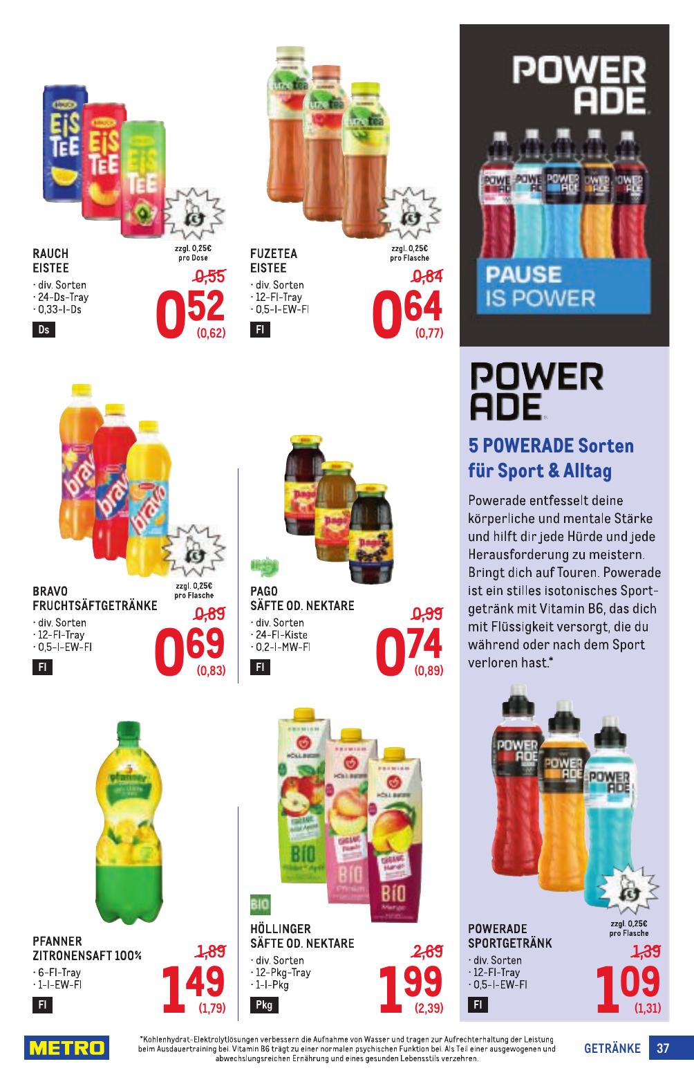 Metro Profi flyer page