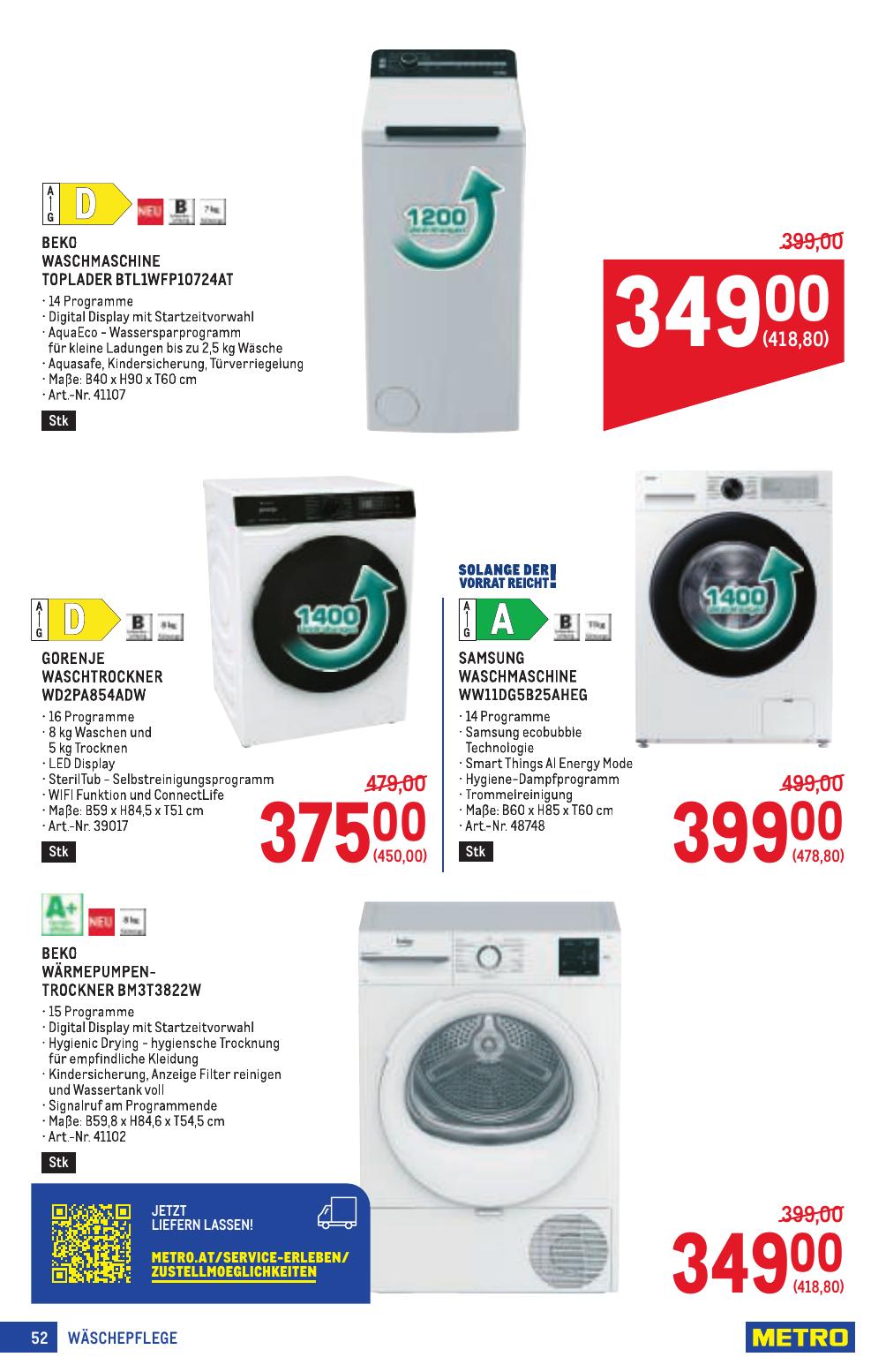 Metro Profi flyer page