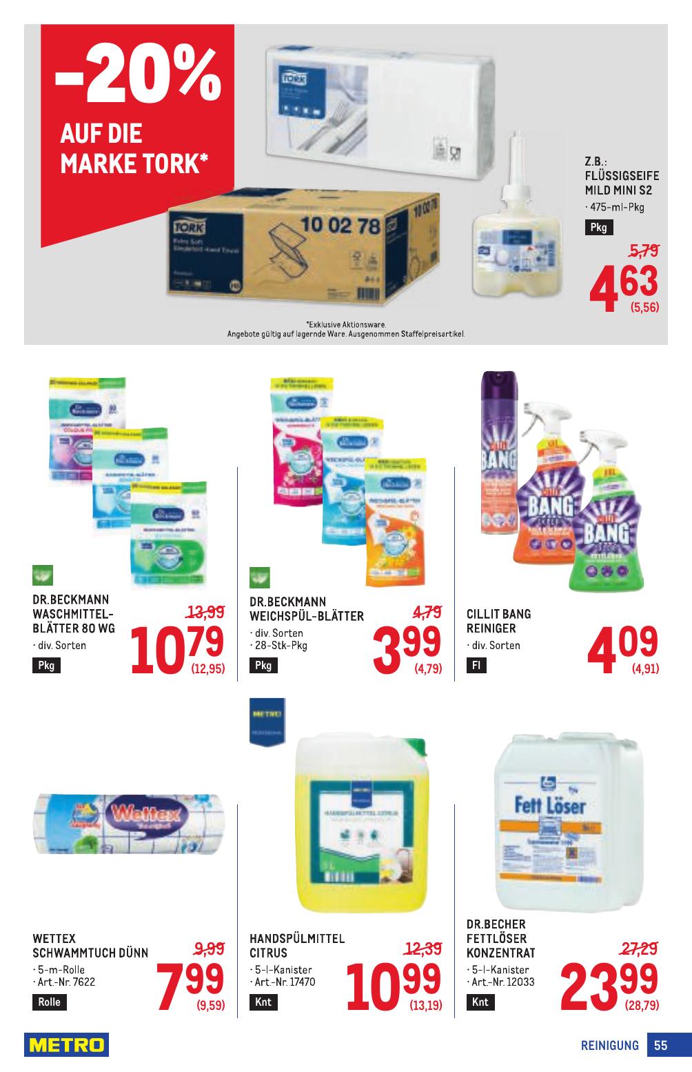Metro Profi flyer page
