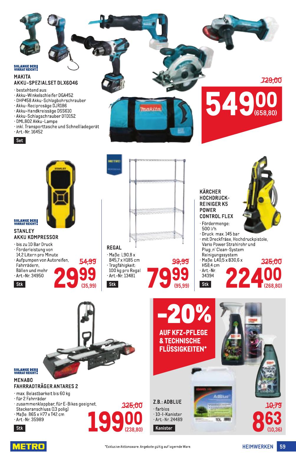 Metro Profi flyer page